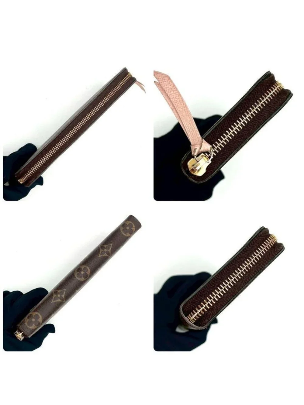 Louis Vuitton Monogram Portefeuille Clemence Rose Ballerine Wallet